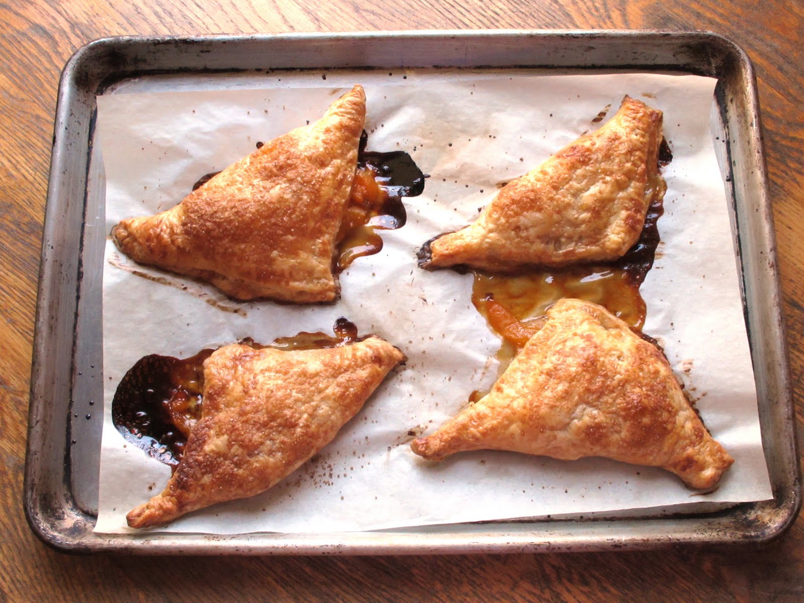 Apricot turnovers
