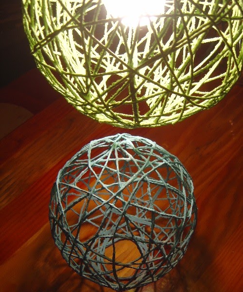 DIY String Lanterns, String Lighting Sallygoodin