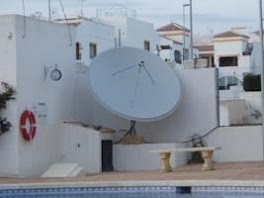English TV 2.4m Satellite dish serving 185 properties