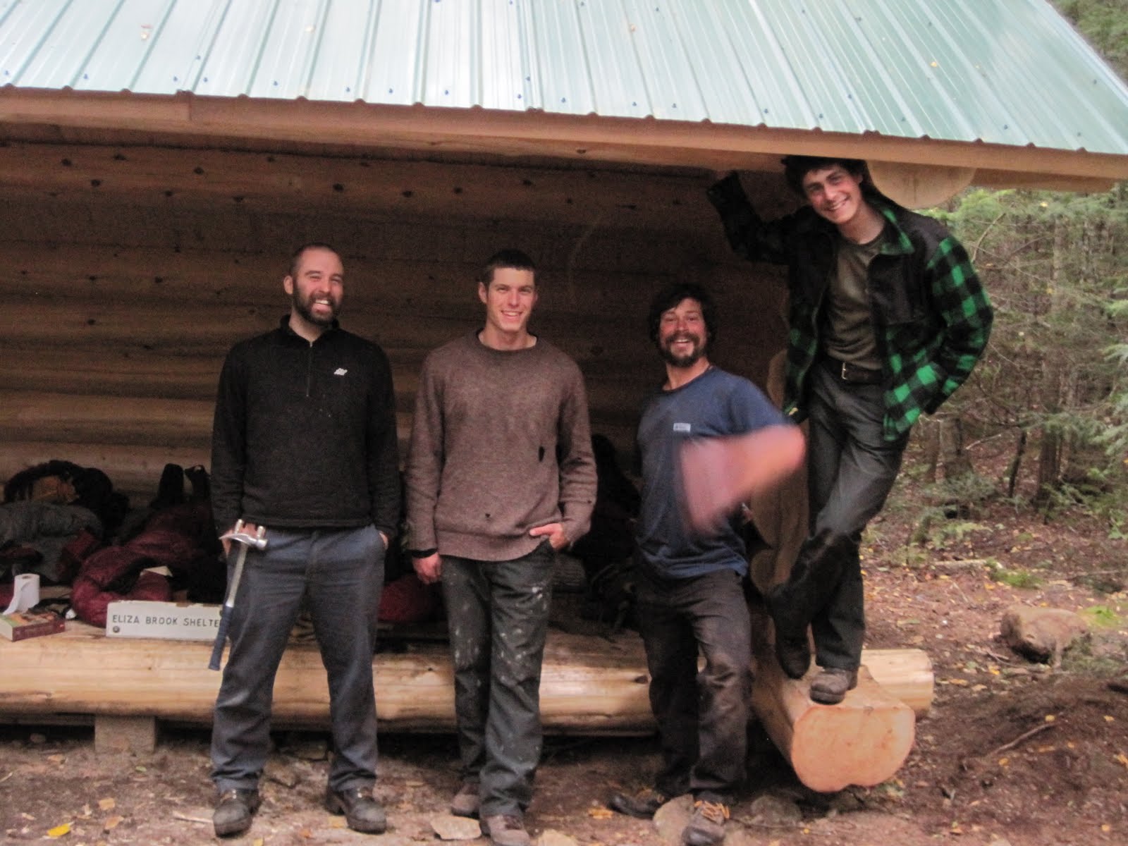 AMC Trails Blog The New Eliza Brook Shelter (with slideshow)