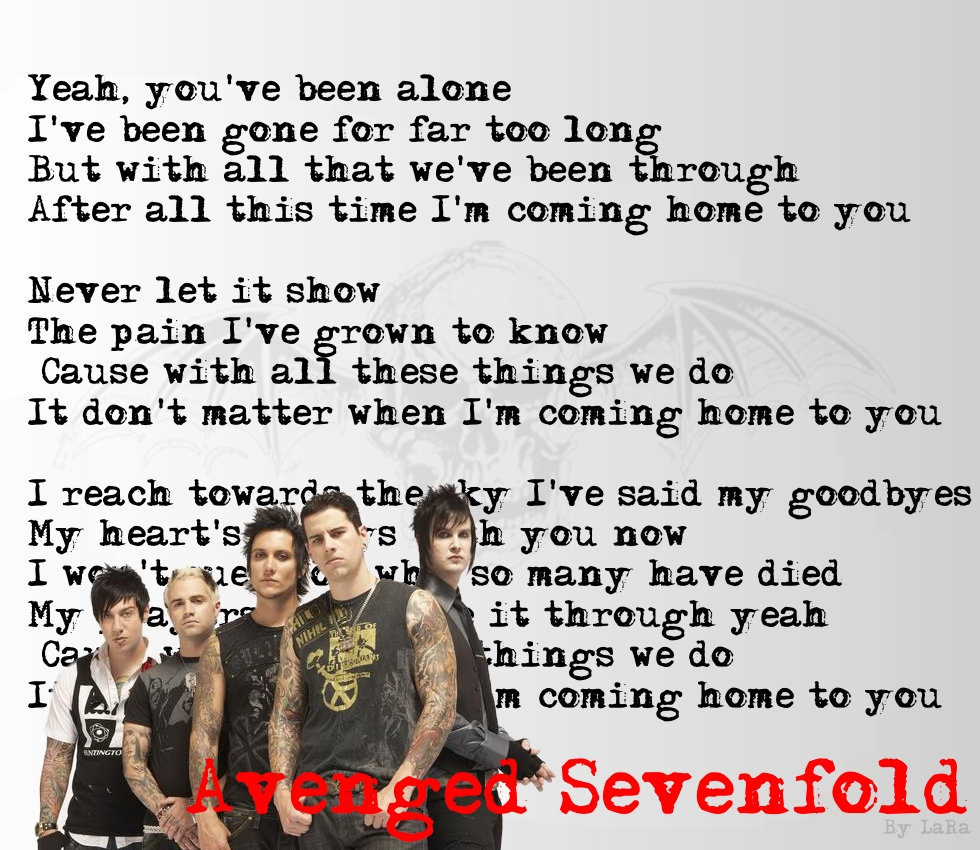 Avenged Sevenfold Lyrics