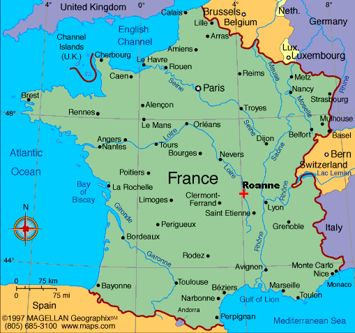 Map of France