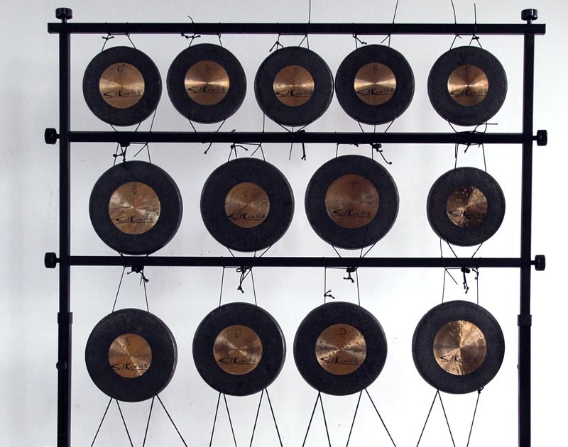 Chinese Musical Instruments Blog Chromatic Gong Sets Acoustic Gong / Yun Gong