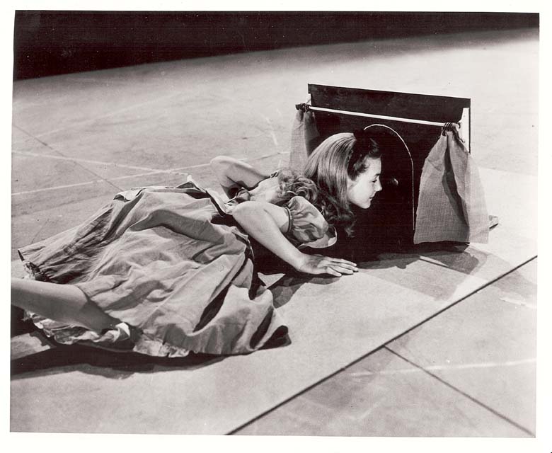 Peering Through Door