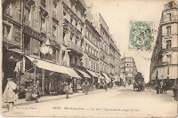 Rue Clignancourt à l'angle de la rue Poulet