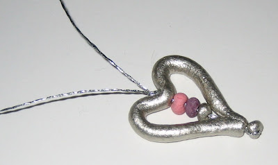valentine heart necklace pendant handmade by surf jewels handmade jewellery