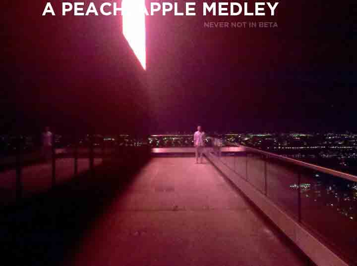 a peach/apple medley