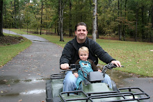 We rode 4-wheelers to see all the deer.