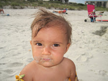 Always trying to eat the sand...yuck!