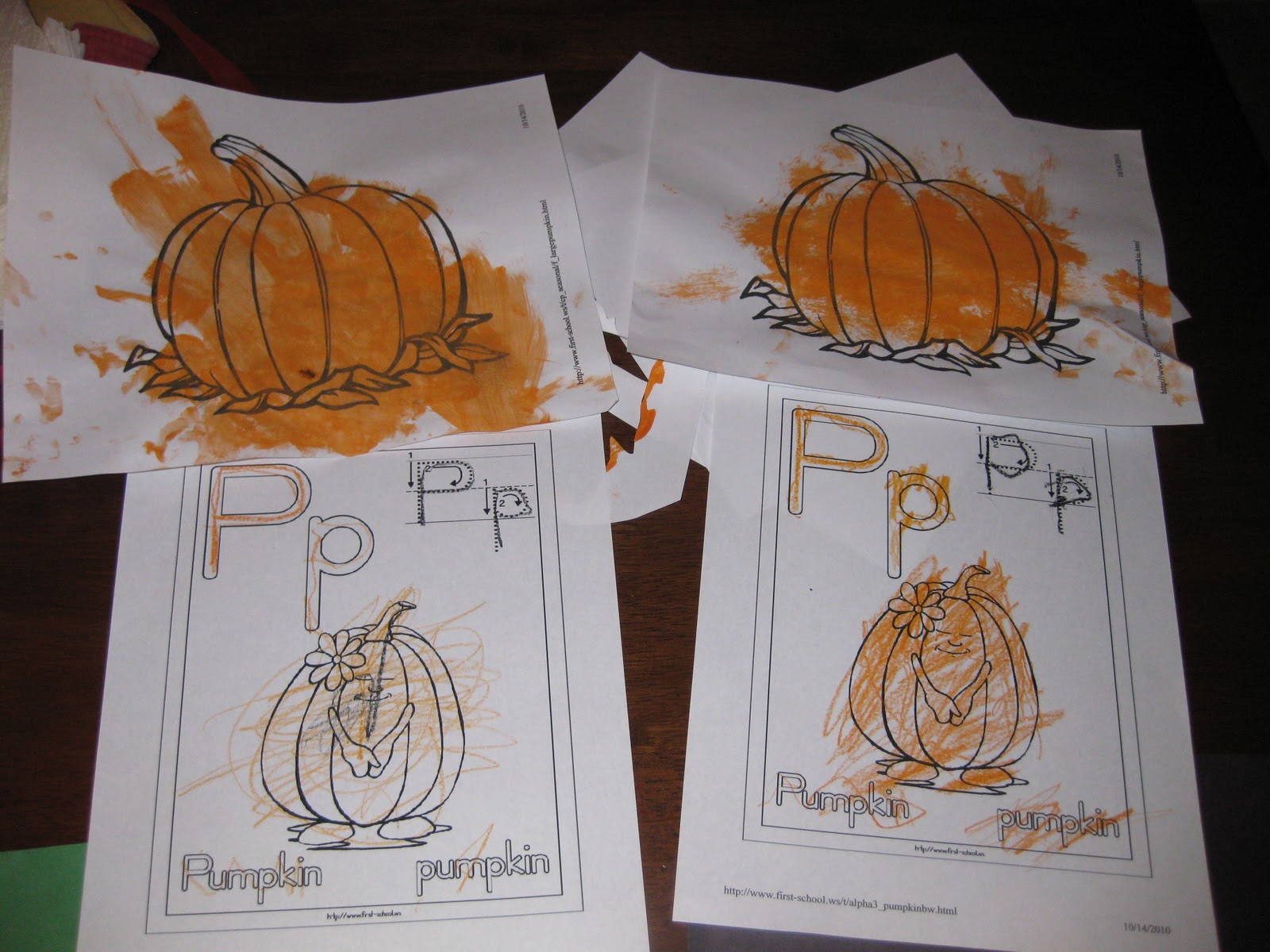 P is for pumpkins! - Mom Endeavors