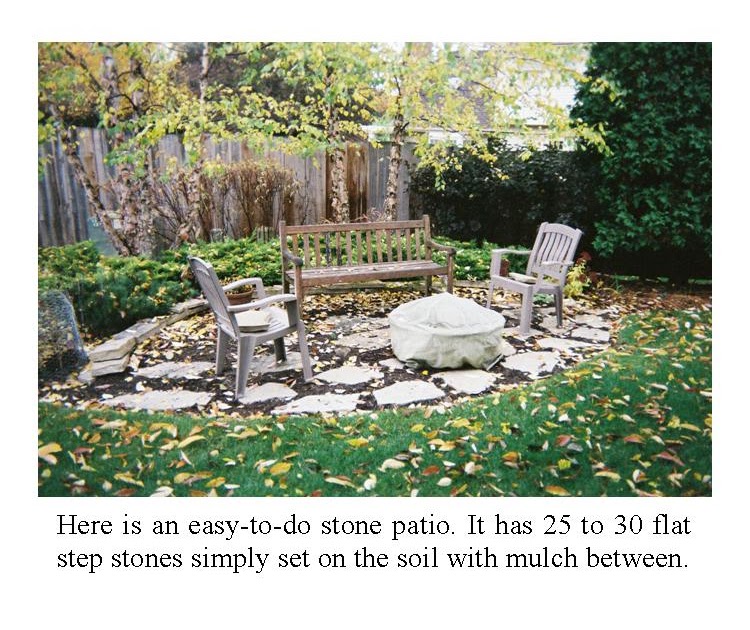 Garden Design...A "Quick-Start" Guide: A Quick Stone Patio