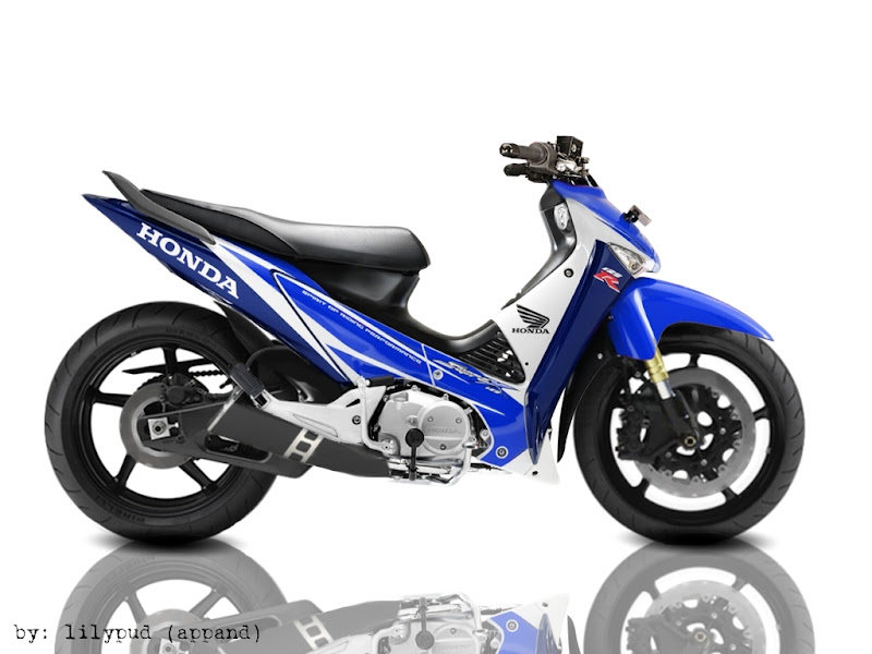 suprax 125 Modifikasi Motor Honda Supra X 125 Standard Road Race 2011 title=