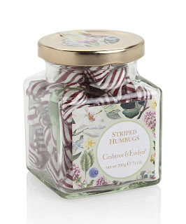 Striped Humbugs : les classiques petits berlingots rayés à la menthe crabtree and evelyn striped humbugs berlingot menthe raye anglais bonbon