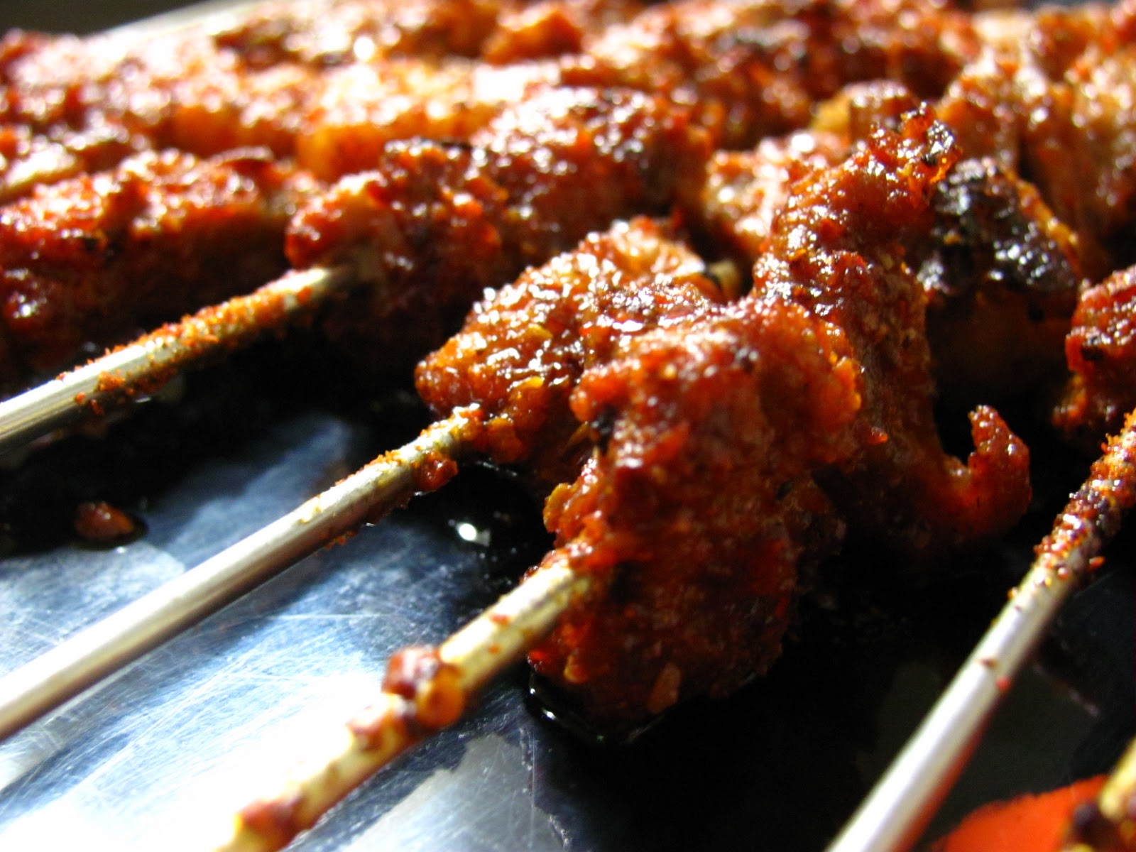 the pearl under city lights Chinese lamb kebabs by Yuseong