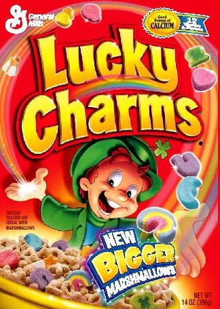 marshmallows in lucky charms.