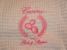 CASINO ROBE & SLIPPER