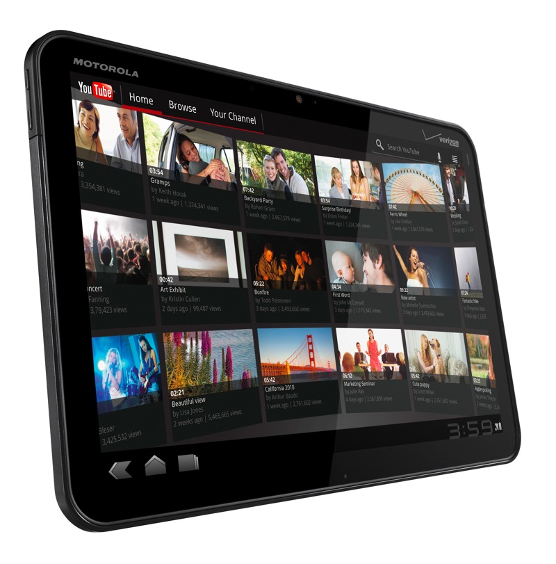 Motorola Xoom First Android 3.0 Tablet Specifications