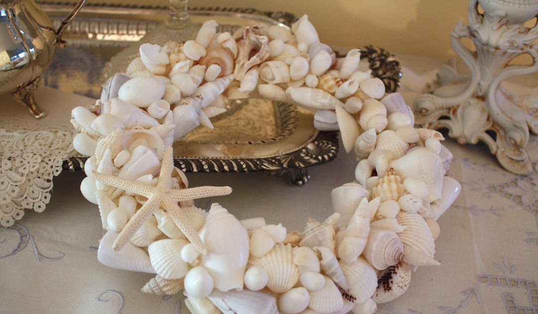 My Romantic Home How To Make a Seashell Wreath