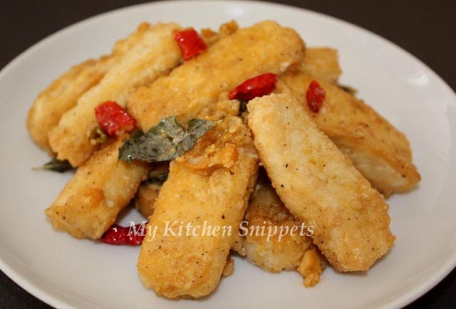 My Kitchen Snippets: Salted Egg Yolk Tofu