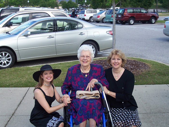 April, Paula's mother Laverne, and Paula