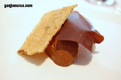 Postre de chocolate