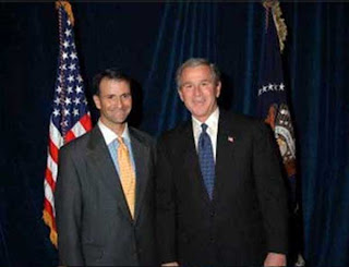 Bush with friend Jack Abramoff