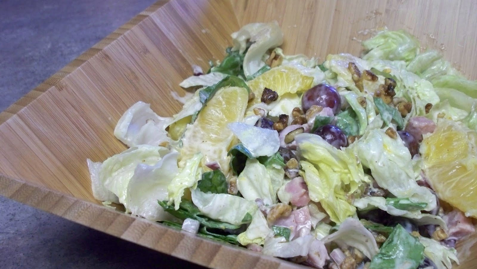 The Frickin Chicken Ham and Fruit Tossed Salad