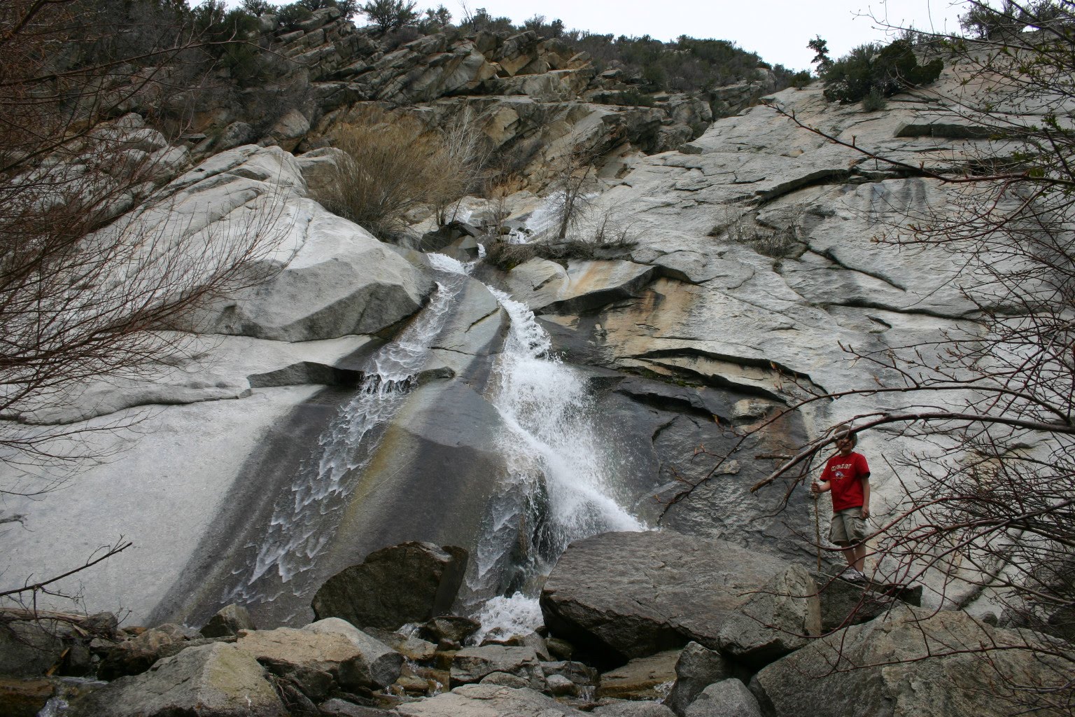 Waterfall Hiking Lisa Falls, Little Cottonwood Canyon