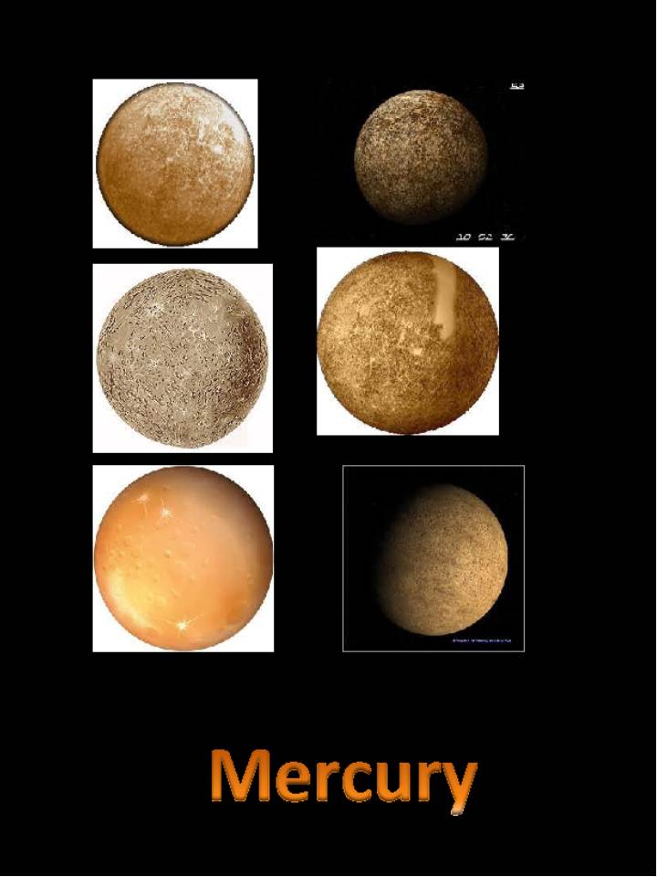 3rd Grade Space Quest Pictures of Mercury
