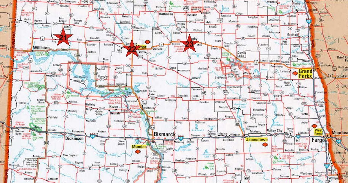 Hannah loves to travel! Minot, North Dakota to Rugby, North Dakota