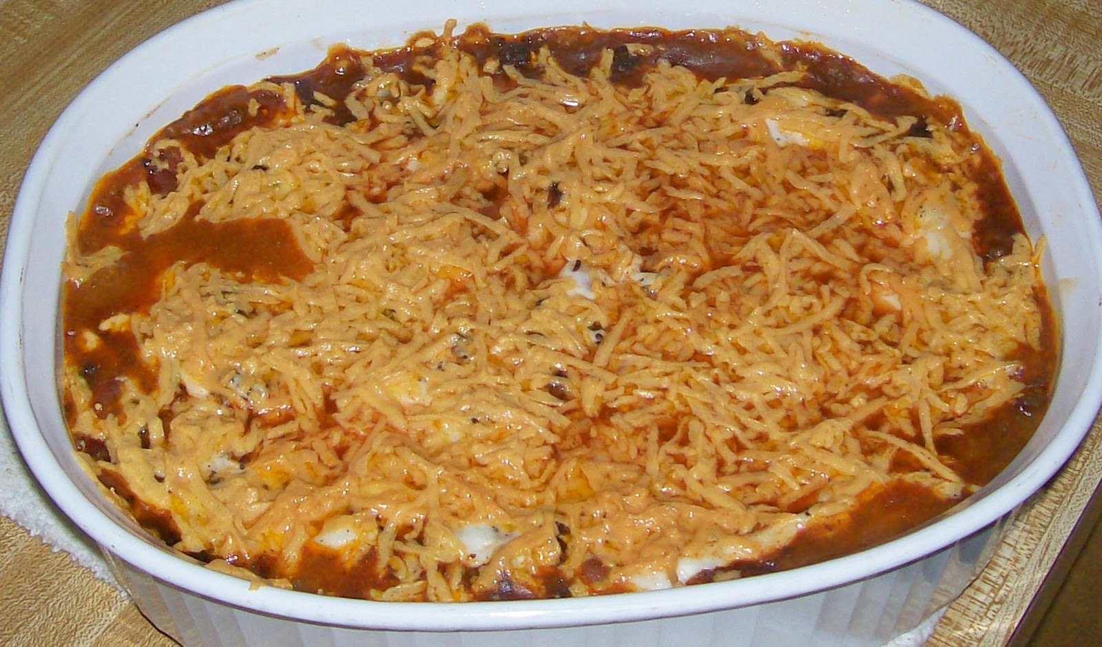 beef and bean enchilada casserole recipe dishmaps beef and bean enchilada casserole recipe dishmaps