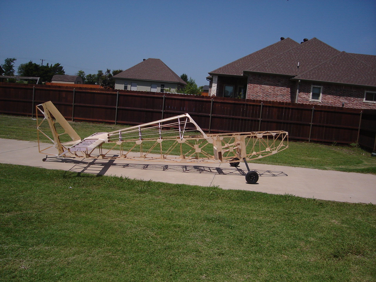 Robin Ultralight Landing gear construction.