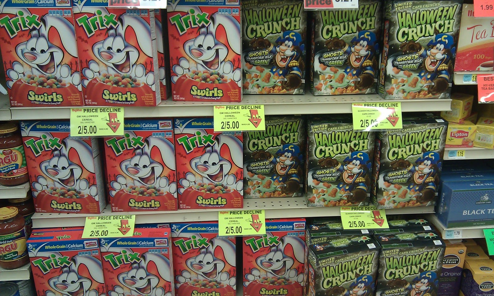 park ave hy vee has lucky charms trix halloween crunch and honey nut cheerios 25 101910 102510 it works out to 1 overage need to get a 1 - Captain Crunch Halloween park ave hy vee has lucky charms trix halloween crunch and honey nut cheerios 25 101910 102510 it works out to 1 overage need to get a 1 - Captain Crunch Halloween