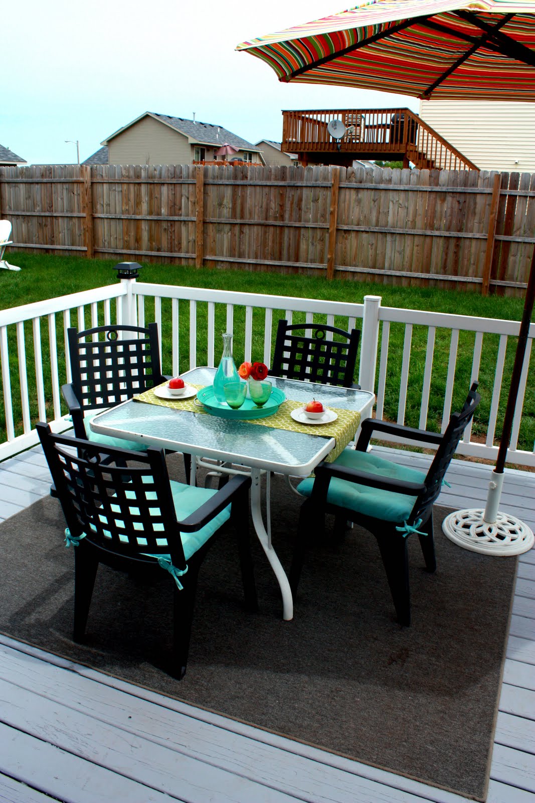 IHeart Organizing May Featured Space Outdoors Deck the Yard