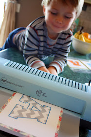 IHeart Organizing: Monogram Name Flashcards