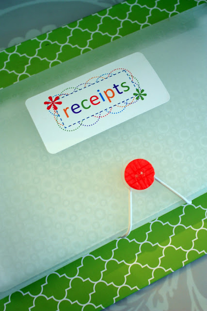 Yes, I popped a new button on the envelope by using boatloads of hot glue on
