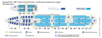 Seating Chart Boeing 747 400 Lufthansa
