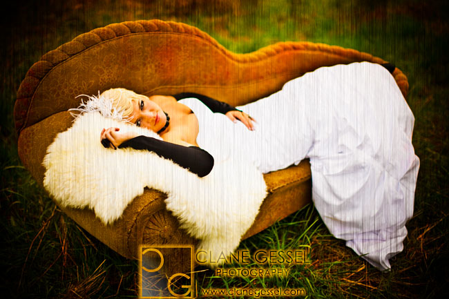 vintage wedding photos, 1920's wedding pictures, fainting couch wedding photo, best seattle weddings