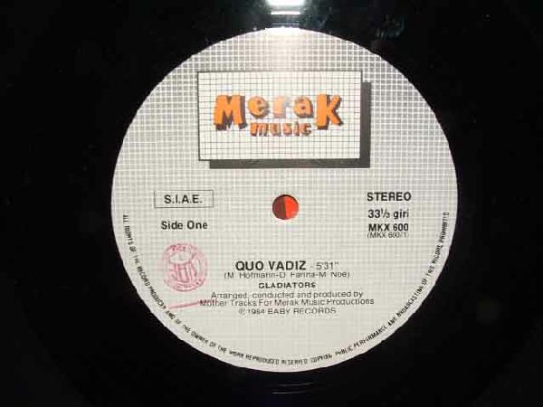 Gladiators - Quo Vadiz (Maxi 84') Gladiators - Quo Vadiz (Maxi 84')