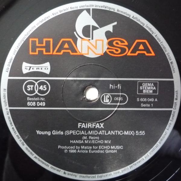 Fair Fax - Young Girls (Maxi 86') Fair Fax - Young Girls (Maxi 86')