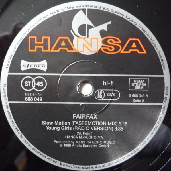 Fair Fax - Young Girls (Maxi 86') Fair Fax - Young Girls (Maxi 86')