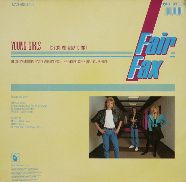 Fair Fax - Young Girls (Maxi 86') Fair Fax - Young Girls (Maxi 86')