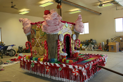 Angela's Two angels: Candy Land Parade Float
