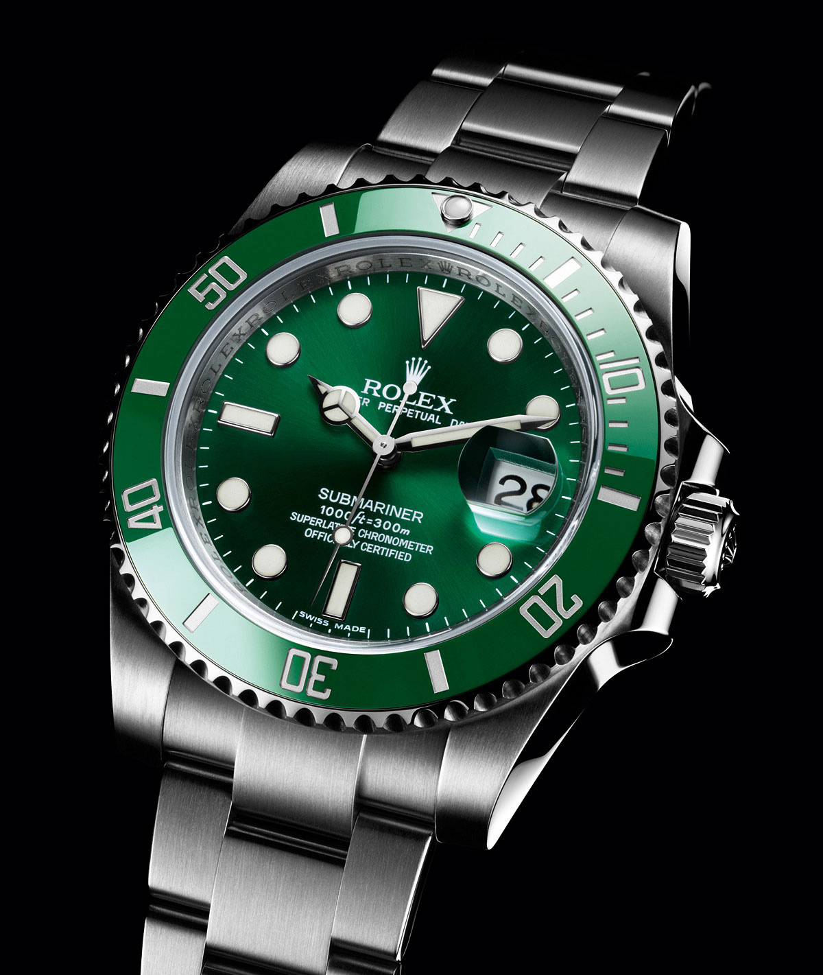 New Rolex Submariner Green Dial