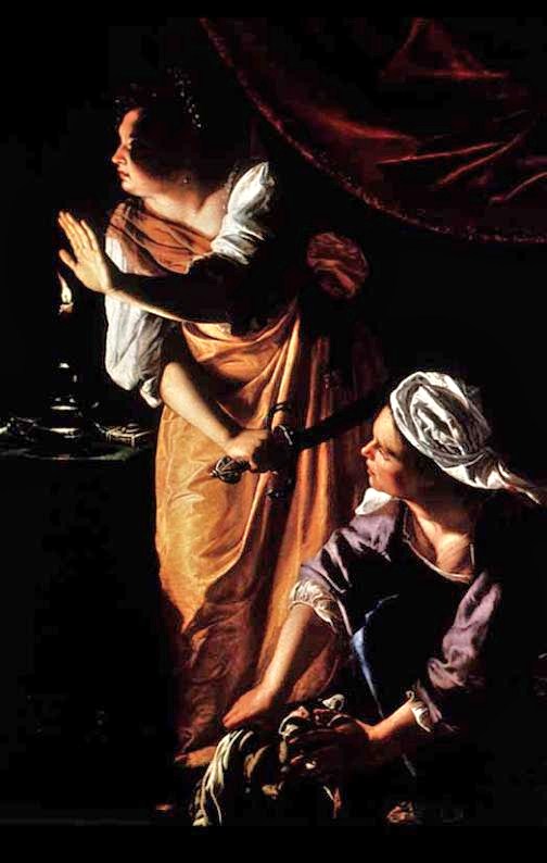 Artemisia Gentileschi (1593–1653), Judith and Her Maidservant with the Head Artemisia Gentileschi (1593–1653), Judith and Her Maidservant with the Head