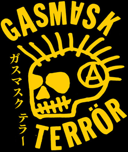 Gasmask Terror shirt design