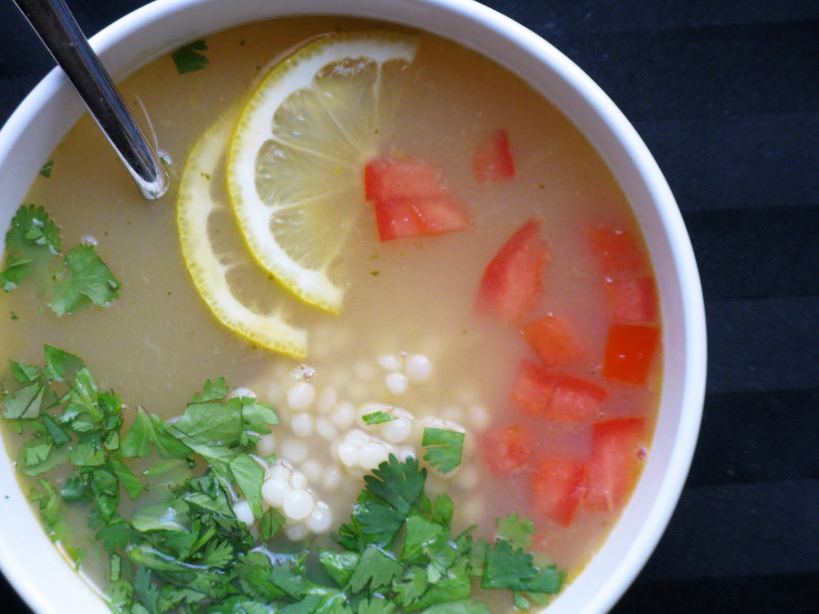 The Cilantropist Spiced Lemon Cilantro Chicken Soup