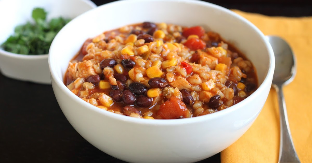 The Cilantropist My Mom's Easiest Chicken Barley Chili