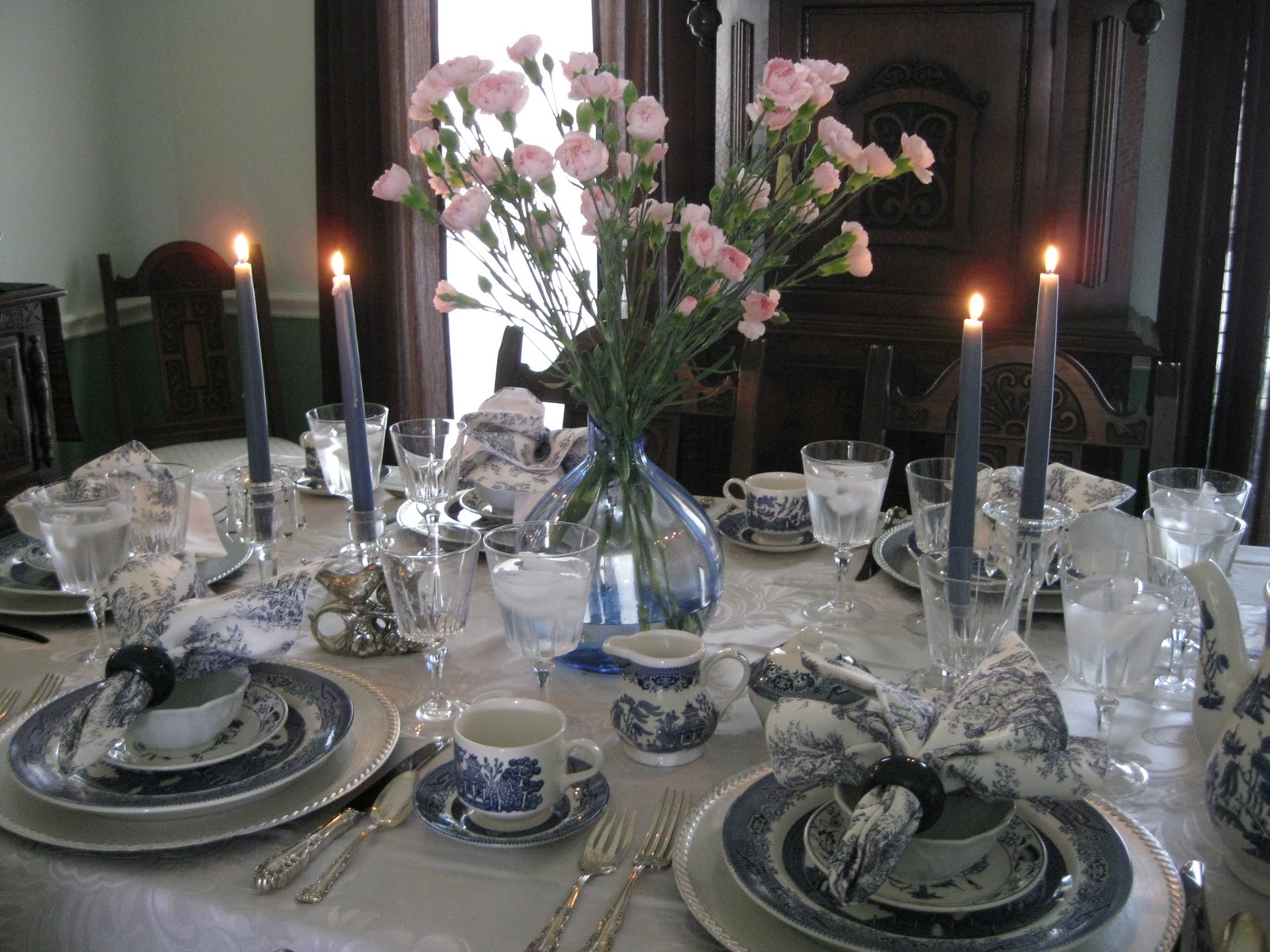 Tablescapes By Diane Blue Willow Tablescapes