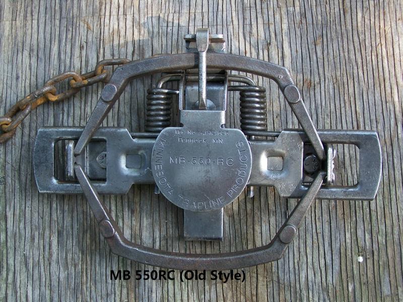 MB 550 RC Closed Jaw 2 Coil Traps Trapping Minnesota Brand Coyote Bobcat